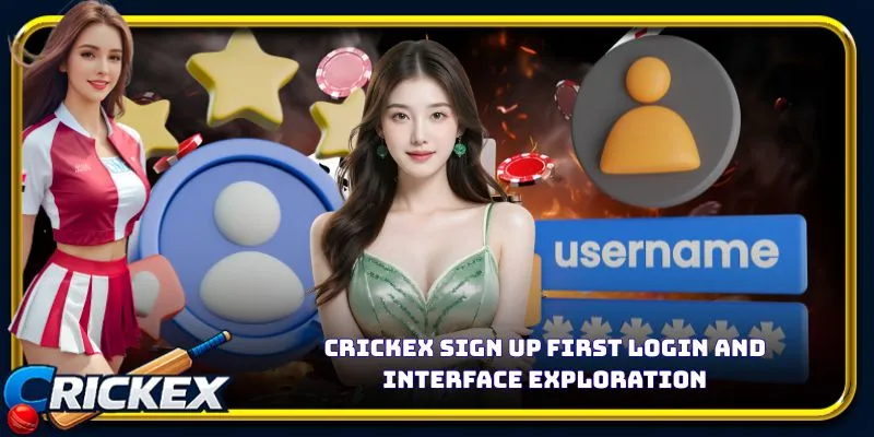 crickex sign up first login and interface exploration