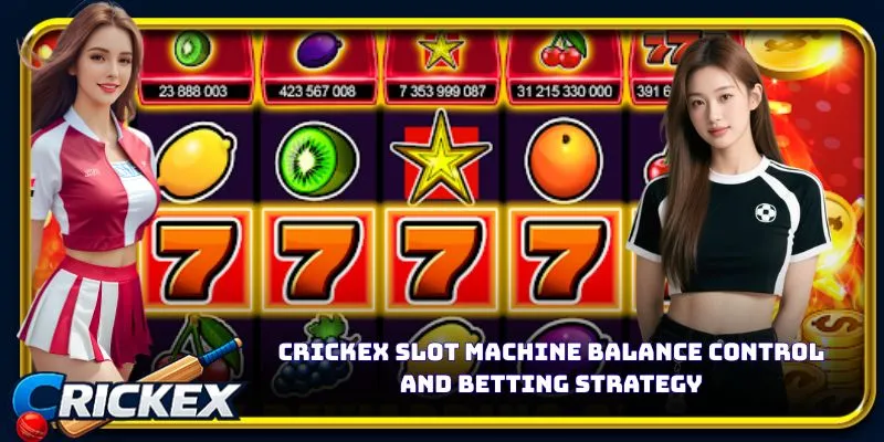 Alt: crickex slot machine balance control and betting strategy