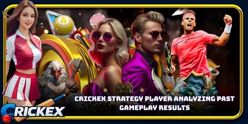 Alt: crickex strategy player analyzing past gameplay results