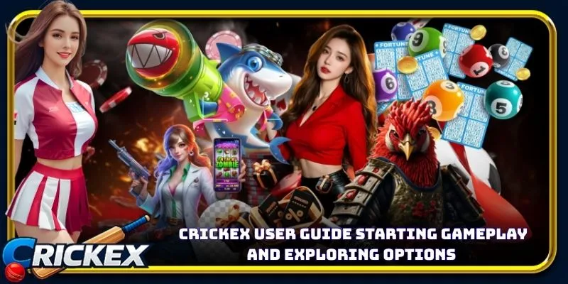 Alt: crickex user guide starting gameplay and exploring options